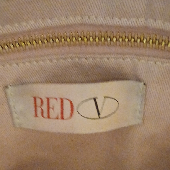 RED Valentino Garavani Suede & Leather Shoulder Bag w/ Bow Accent – Excellent - Picture 2 of 7